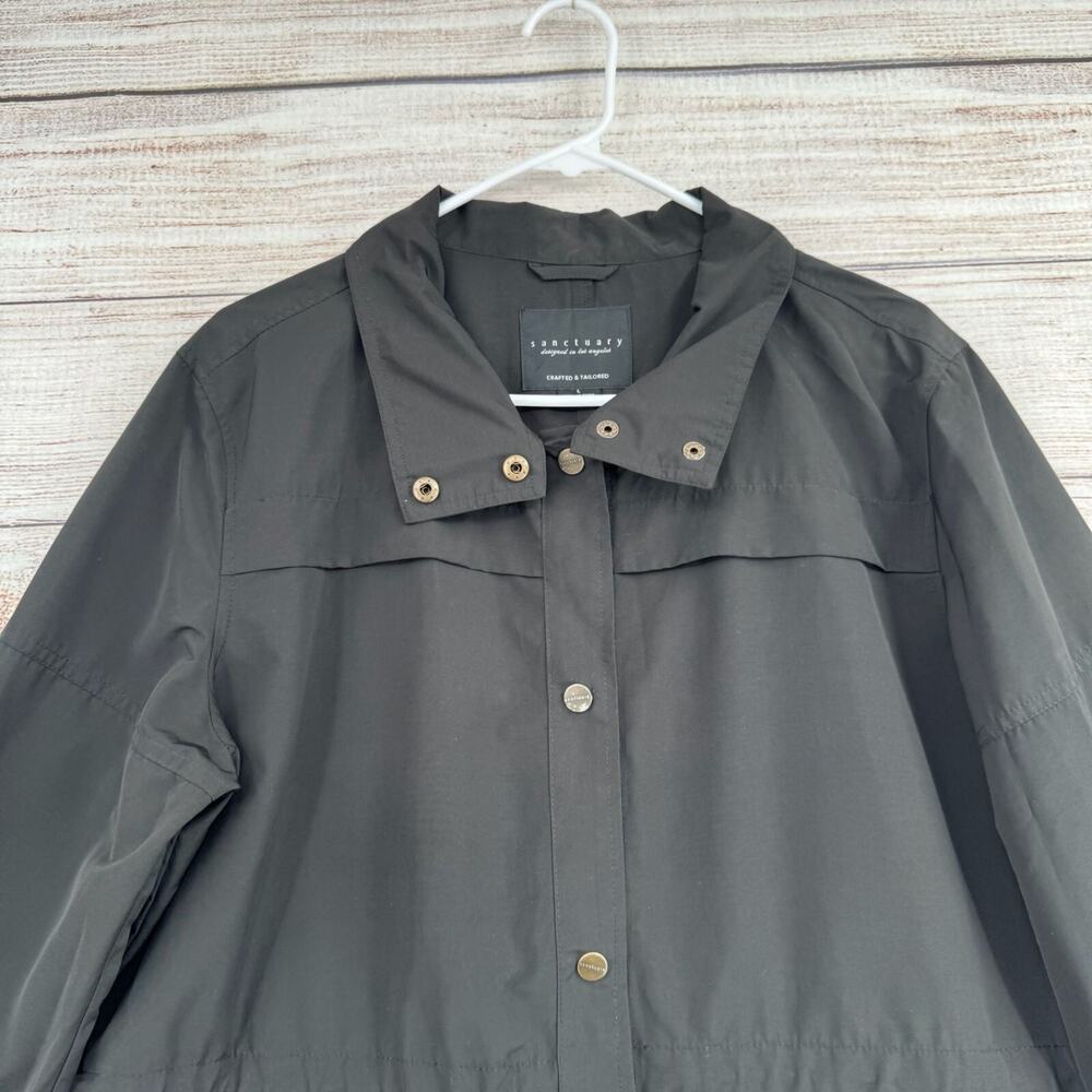 Sanctuary Drawstring Field Windbreaker Jacket Wom… - image 3